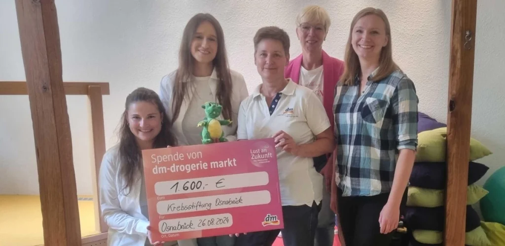Die drei Osnabrücker dm Filialen  an der Weidenstraße, Pagenstecherstraße und Bramscher Straße, haben uns als Projektpartner bei der Aktion 