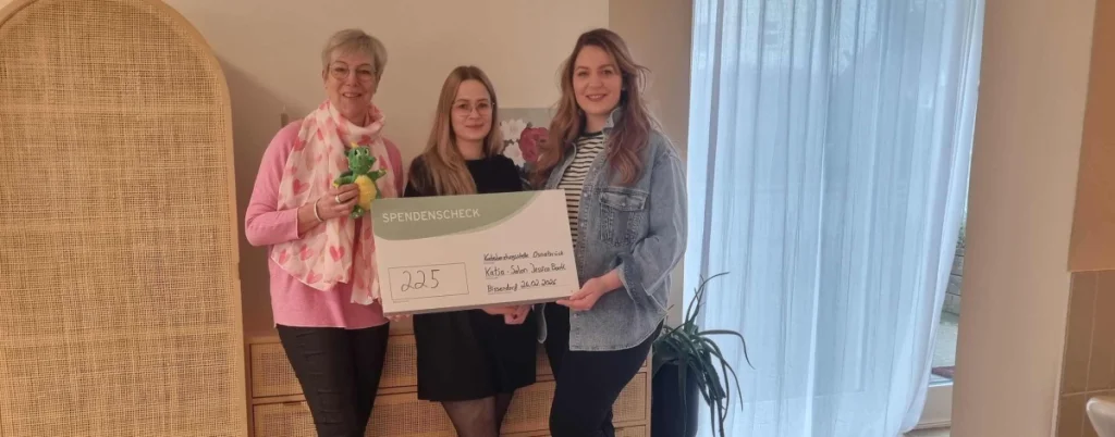 Herzensprojekte und eine Spende vom Salon Jessica Bartl