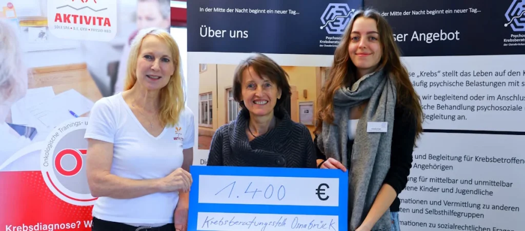 Klimmzüge für den guten Zweck im Aktivita Bad Essen