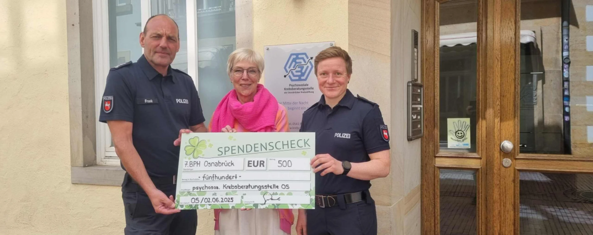 Spende Bereitschaftspolizei