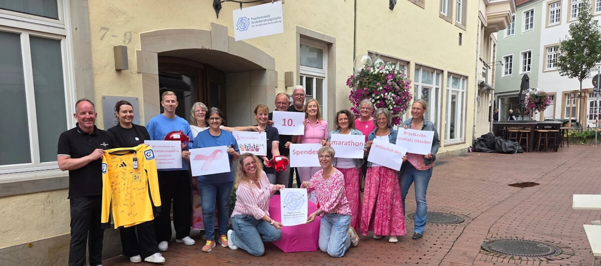Gruppenbild Akteure Spendenmarathon 2026