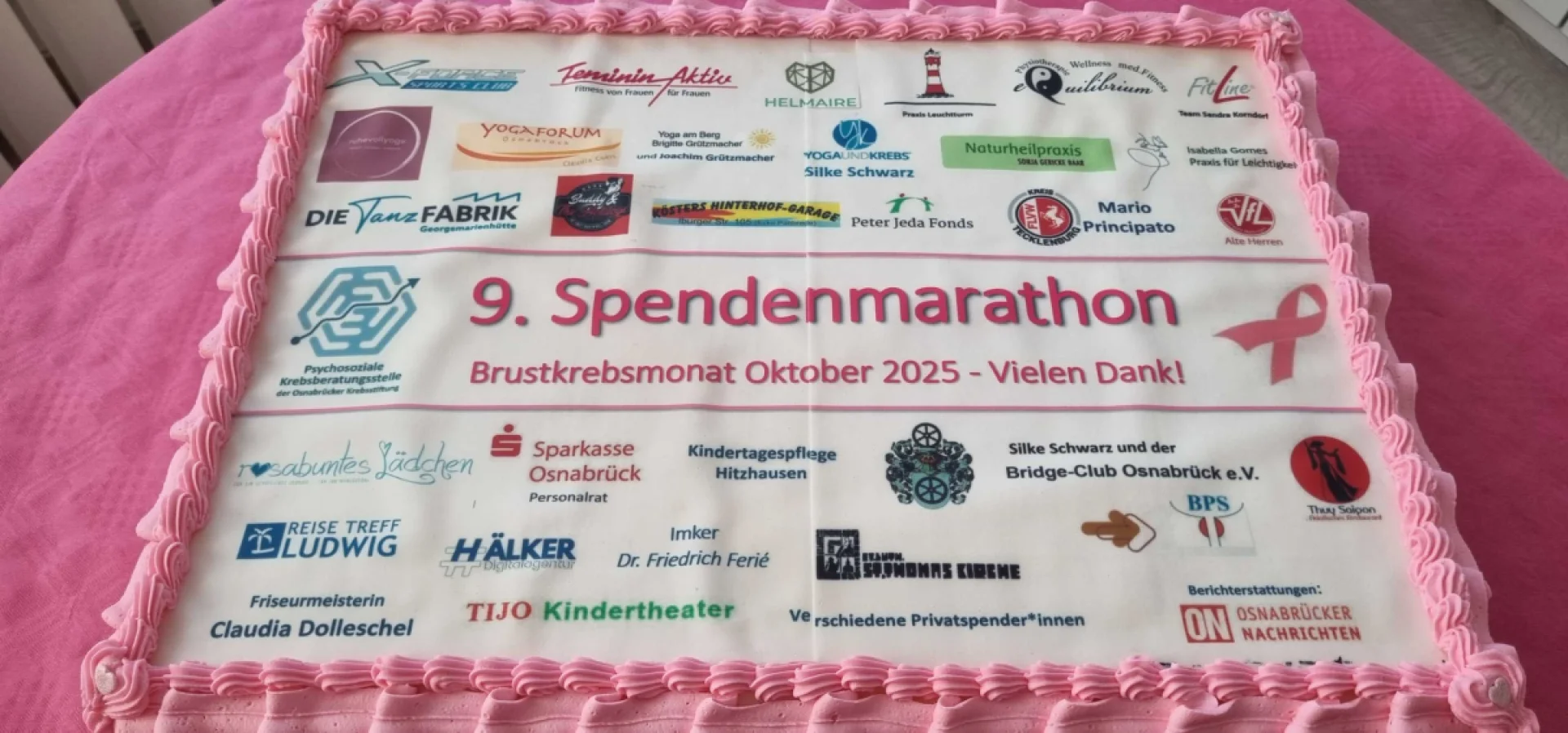 Torte Spendenmarathon